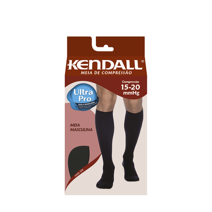 MEIA KENDALL 3/4 15-20 MMHG MASCULINA 1802
